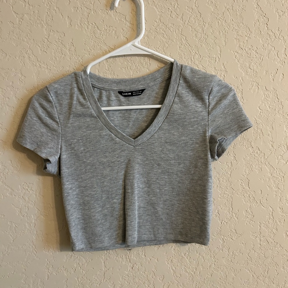 Three Crop Top Short Sleeve Shirts